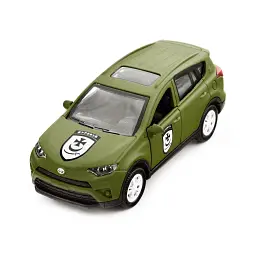Автомодель TechnoDrive Toyota RAV4 Шеврони Героїв Буревій метал