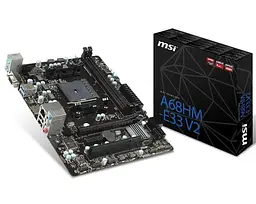 Материнська плата MSI A68HM-E33 V2 (A68HM-E33 V2) (Socket FM2, AMD A68H, Micro-ATX) Б/в - мініатюра 5