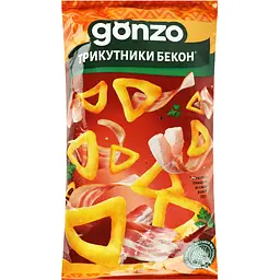 Кукурузные треугольники Gonzo со вкусом бекона 70 г