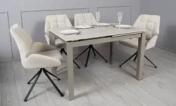 Стіл розкладний Prestol Ларс 1400/2000x800x750 бежевий - мініатюра 7