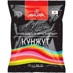 Суміш кунжуту Akura Білий та чорний, 50 г