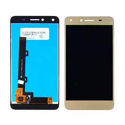 Дисплей для Huawei Y6 Pro 2015 із золотистим тачскрином