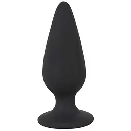 Анальна пробка Orion Black Velvets Heavy Plug Medium, 8,9х3,1 см, чорний