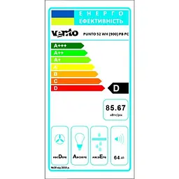 Витяжка вбудована Ventolux Punto 52 WH (900) PB PC - мініатюра 6