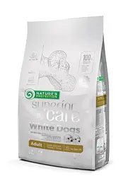 Сухий корм для собак малих порід з білим забарвленням шерсті Nature's Protection SC White Dogs Adult Small and Mini, 4кг