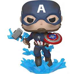 Фігурка Funko Pop! Avengers Endgame: Капітан Америка з мйольніром 9.6см (45137) [117709]