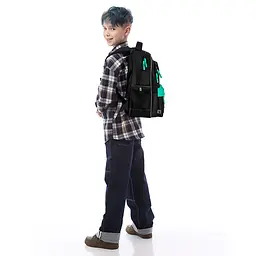 Рюкзак GoPack Education 182M New Level Чорний (GO26-182M-8) - мініатюра 17