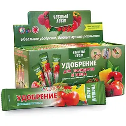 Добриво ЧИСТИЙ ЛИСТ 100г кристалічне для Помідорів та Перцю