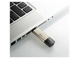 USB флеш накопичувач Apacer 64 GB AH353 Champagne Gold (AP64GAH353C-1) - мініатюра 2