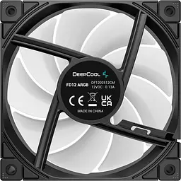 Комплект вентиляторів Deepcool FD12 ARGB 3 in 1 Black (R-FD12-BKAPN3-G) - мініатюра 4