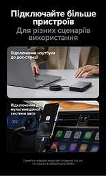 Кабель UGREEN L701 USB-C - USB-C USB 3.2 Gen 2 PD 240 Вт 2 м космічний сірий (95619) - мініатюра 10