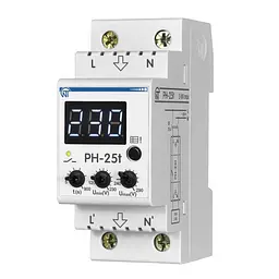 Реле напруги 1ф 25A РН-25t Новатек ( NTRN02502 )