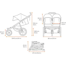 Детская коляска Thule Urban Glide 2 Double Black [10101951] [107648] - мініатюра 6