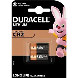 Літієві батарейки Duracell Lithium 3V CR2, 2 шт. (81546859) - мініатюра 2