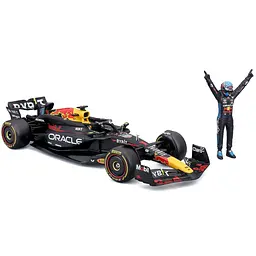 Автомодель з фігуркою – ORACLE RED BULL RACING RB20 (2024) (1:24) Bburago 18-28060 (#1) - мініатюра 7