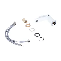 Змішувач для раковини Qtap Gemini QTGEM270CRW45675 Chrome/White - мініатюра 4