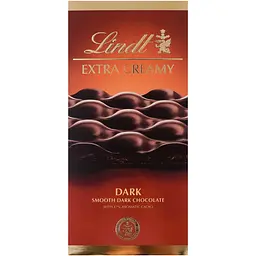 Шоколад чорний Lindt Extra Creamy 80 г