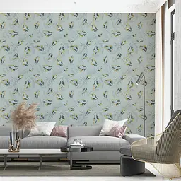 Панель стінова Sticker Wall 3D 680х670х4мм Папороть на сірому фоні D SW-00001982 - мініатюра 4