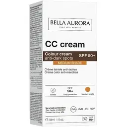Крем Bella Aurora CC от пигментных пятен SPF50+ 30 мл