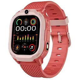 Дитячий смарт-годинник Lemfo T70 S з 4G прослуховуванням відеодзвінком і GPS-трекером Червоний