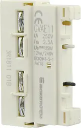 Додаткові контакти GV‑AE11 для ВА‑2005 АСКО‑УКРЕМ (A0010050011) - мініатюра 2