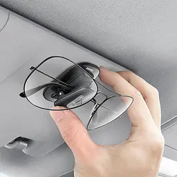 Автоутримувач для окулярів Baseus Platinum Eyewear Clip ACYJN-A01 Black - мініатюра 6