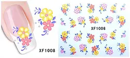 Наклейки для нігтів XF1008 - мініатюра 2