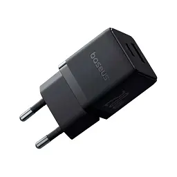 Зарядний пристрій Baseus Palm Fast Charger C+U 20W black (P10111608113-00) - мініатюра 4