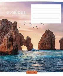 Зошит загальний Школярик Glorious nature у лінію 24 аркушів 25 шт. (024-3376L) - мініатюра 2