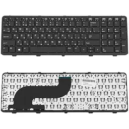 Клавіатура для ноутбука HP (ProBook: 650 G1, 655 G1) rus, black, з фреймом, без джойстика - мініатюра 2