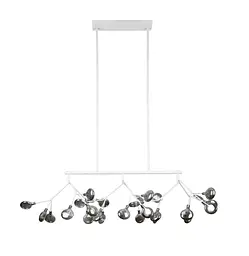 Люстра LED PETALinisoln Levistella 918LP264-27 WH+BK