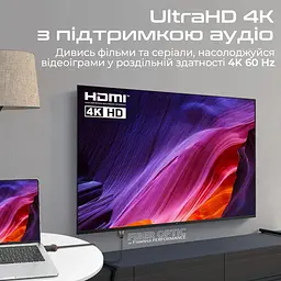 Кабель Promate HDMI-HDMI V 2.0 15 м (prolink4k60-15m) - мініатюра 3