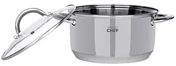 Каструля Bravo Chef 22 см (4.35 л) з кришкою (6720870) - мініатюра 4