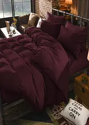 Комплект постельного белья Domikus Микрофибра 175х210 см Sangria (4829900025337)