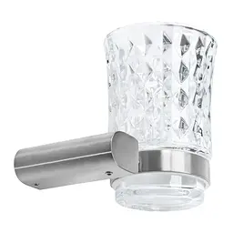 Склянка для зубних щіток Rea 322224 nickel brushed REA-77036, Никель - мініатюра 2