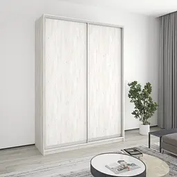 Шафа-купе дводверна MebelStar Комбо AL 2ДСП 170x45x240 см Аляска сірий (MBS-4062)