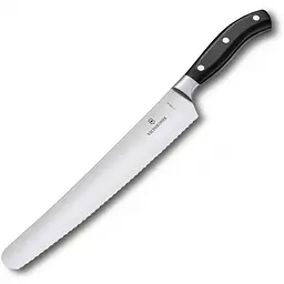 Кухонний ніж Victorinox Grand Maitre Bread лезо 26см хвил. для хліба з чорн. ручкою у подар.упак. - мініатюра 2