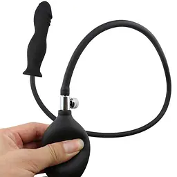 Надувна анальна пробка - Erospace Wild Play Inflatable Anal Plug C6 - мініатюра 8
