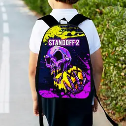 Рюкзак дитячий стендофф "Standoff2" 34х27см, міський ранець для хлопчика з принтом (00345)