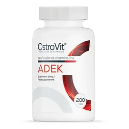 Вітаміни та мінерали ADEK, 200 таблеток OstroVit vit0003549