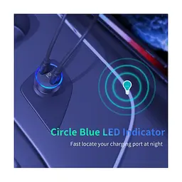 Зарядное устройство для Choetech car 2хUSB-C 40W PD black (С0054-BK) - миниатюра 8