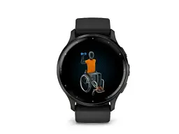 Смарт-годинник Garmin Venu 3 Slate S. Steel Bezel w. Black Case and S. Band (010-02784-01) - мініатюра 5