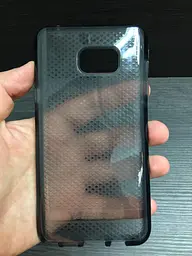 Прозорий силіконовий чохол Tech21 Evo Tactical Samsung Galaxy Note 5 Black - мініатюра 5