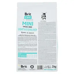 Сухий корм Brit Care GF Mini Light & Sterilised 2 кг для стерилізованих собак мініатюрних порід - мініатюра 3
