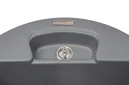 Кухонна мийка гранітна Miraggio Valencia gray 442x442x202 00211006, Сірий - мініатюра 3