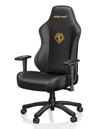 Крісло ігрове Anda Seat Phantom 3 Size L Black & Gold (AD18Y-06-B-PV/C) - мініатюра 2