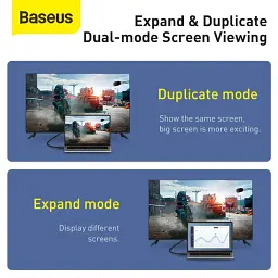 Кабель Baseus High Definition Series HDMI To HDMI Adapter Cable 5m CAKGQ-D01 Black - мініатюра 6