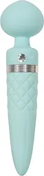 Вібромасажер 2в1 Pillow Talk Sultry Teal з підігрівом та ротацією