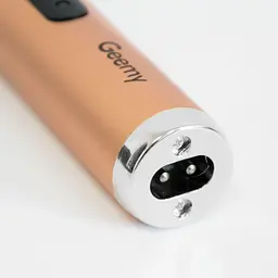 Триммер Geemy GM-3112 чоловічий, для носа і бороди, 2в1, акумуляторний, бронзовий - мініатюра 6