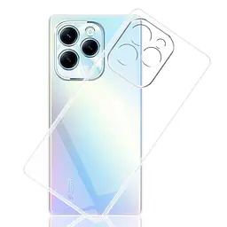 TPU чохол Epic Transparent 1,5mm Full Camera для Infinix Hot 40 / 40 Pro / Tecno Spark 20 Pro Безбарвний (прозорий) - мініатюра 2